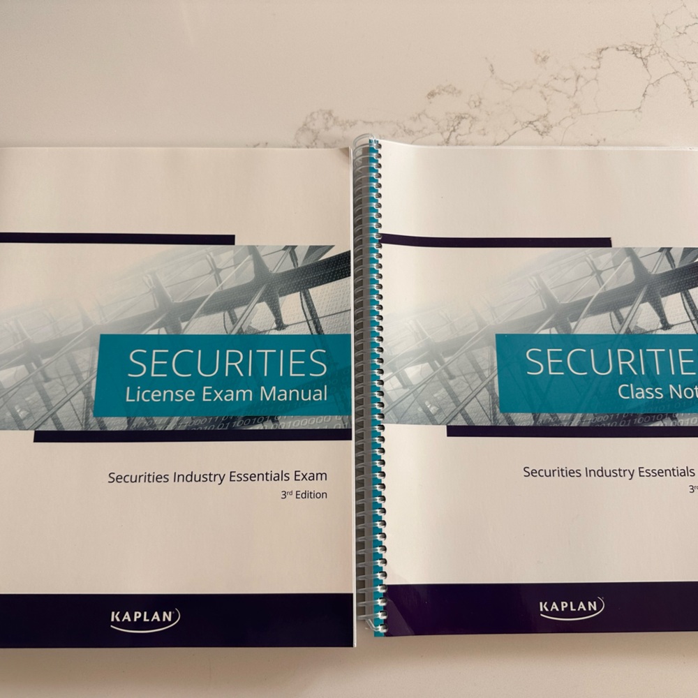 Kaplan Securities Essentials Manual and Notes - Brand New